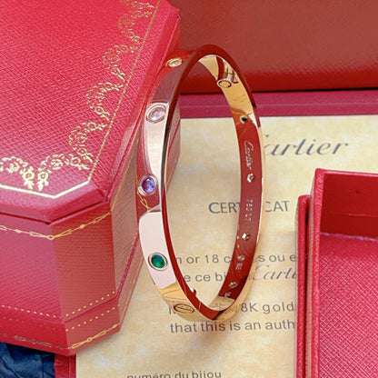 [Clover Jewelry] 2026 RAINBOW LOVE BRACELET 6.1MM  10 DIAMONDS