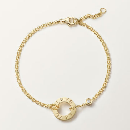 [Clover Jewelry]LOVE BRACELET 2 DIAMOND