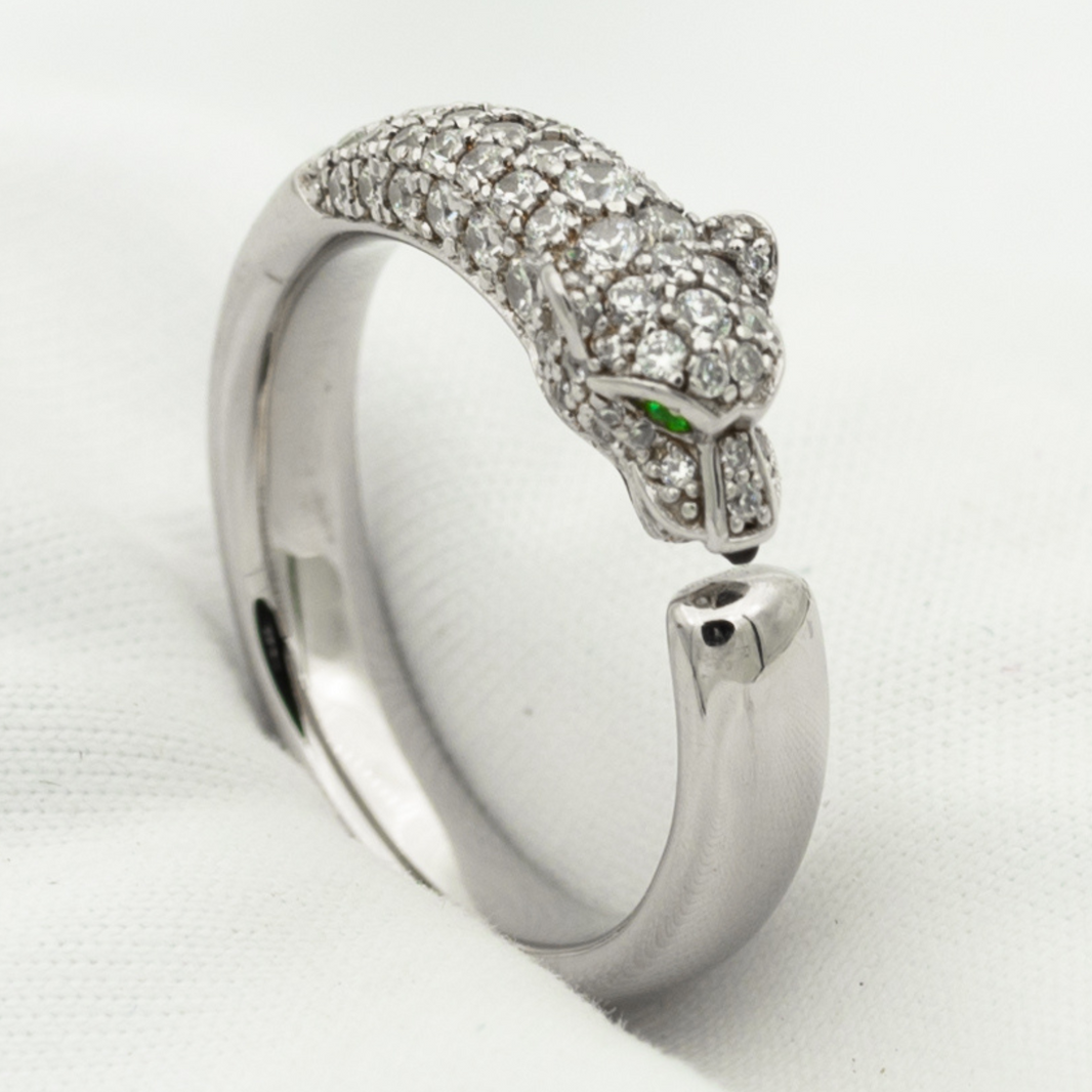 [Clover Jewelry]PANTHERE RING DIAMOND 7.3MM