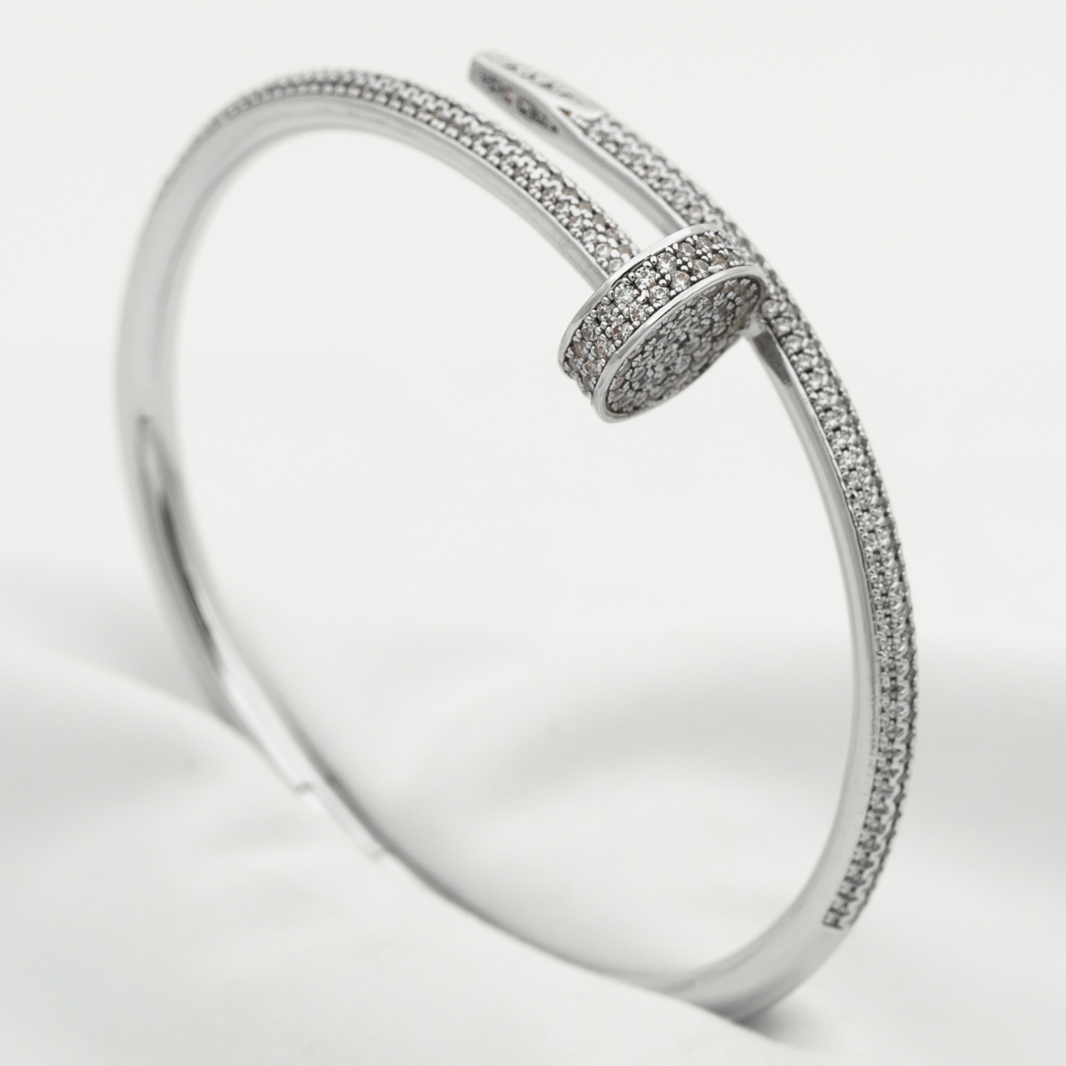 [Clover Jewelry]JUSTE BRACELET 3.5MM ALL DIAMONDS