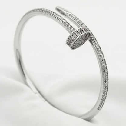 [Clover Jewelry]JUSTE BRACELET 3.5MM ALL DIAMONDS