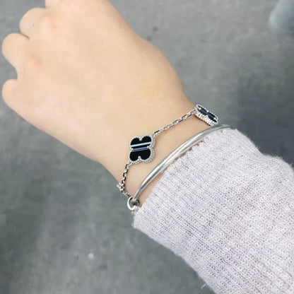 [Clover Jewelry] CLOVER 5 MOTIF PULSAR STONE BRACELET COLLECTION