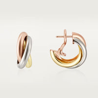 [Clover Jewelry]TRINITY ON DIAMOND CLASSIC EARRINGS