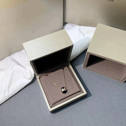 [Clover Jewelry]JEUX DE ROSE GOLD DIAMOND NECKLACE