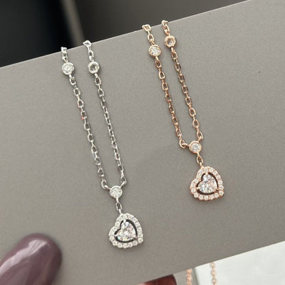 [Clover Jewelry]JOY HEART DIAMOND NECKLACE