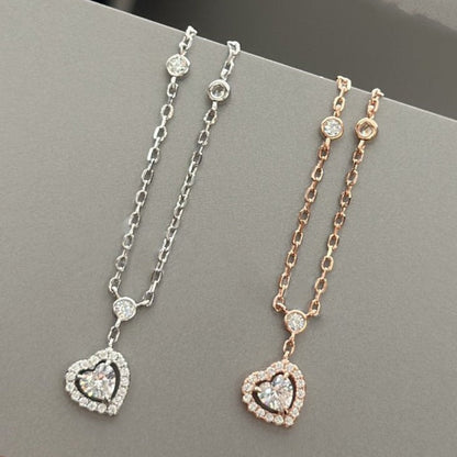 [Clover Jewelry]JOY HEART DIAMOND NECKLACE