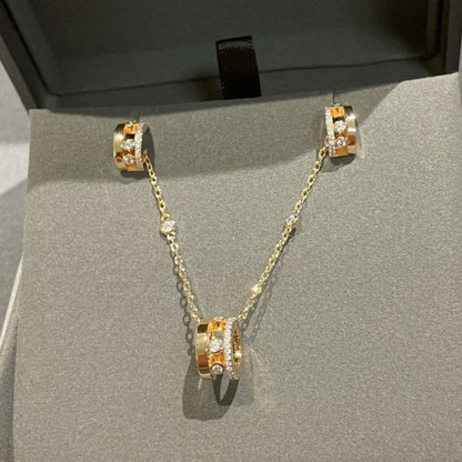 [Clover Jewelry]CHAIN MOVE ROMANE PEDAND NECKLACE