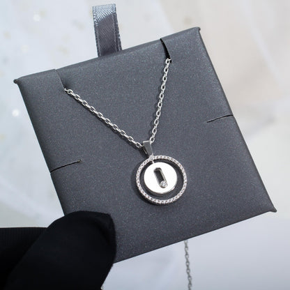 [Clover Jewelry]LUCKY MOVE PM NECKLACE SILVER DIAMOND