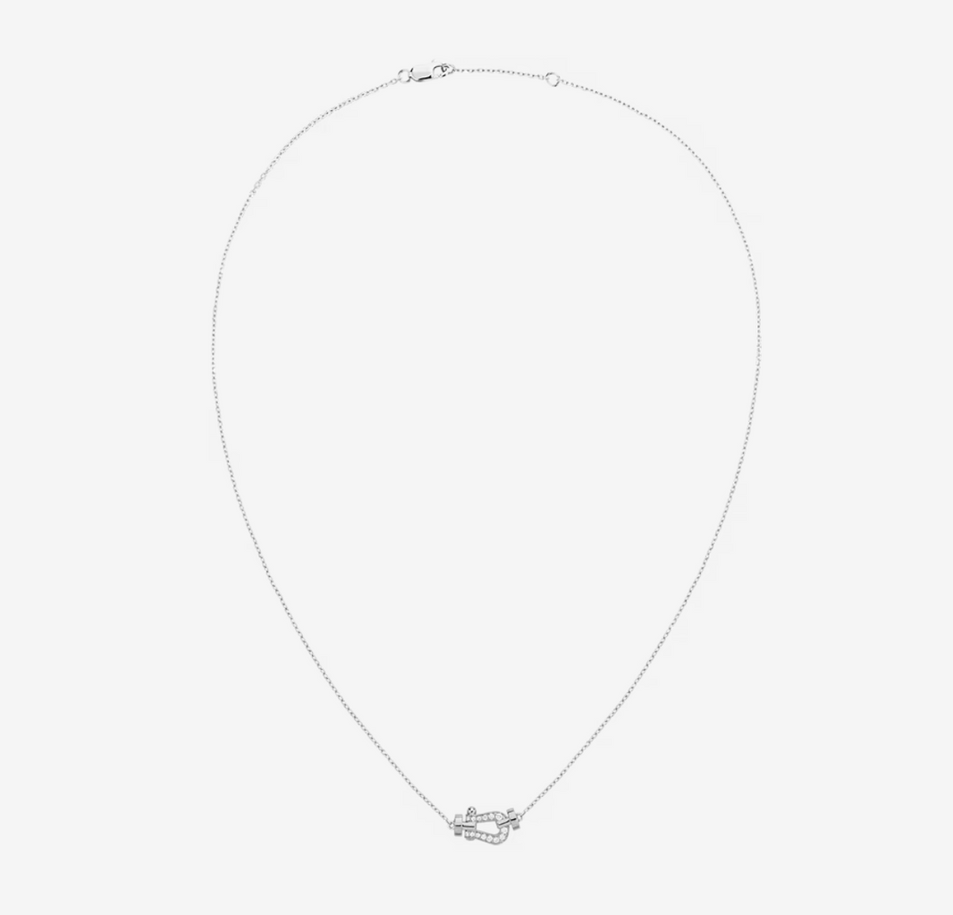 [Clover Jewelry]FORCE 10 DIAMOND SILVER NECKLACE MINI MODEL