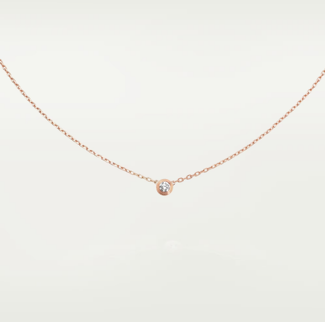 [Clover Jewelry]DAMOUR DIAMOND NECKLACE