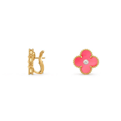 [Clover Jewelry] CLOVER 15MM MOP DIAMOND EARRINGS COLLECTION
