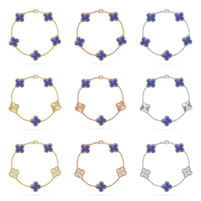 [Clover Jewelry]CLOVER 5 MOTIF BLUE VEINS BRACELET COLLECTION