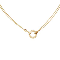 [Clover Jewelry]LOVE NECKLACE 16MM 2 DIAMONDS