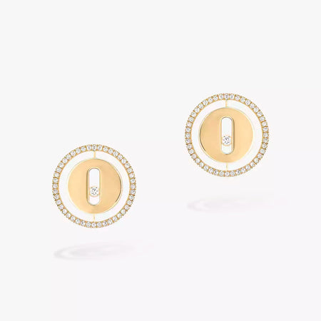 [Clover Jewelry]Lucky Move Diamond Earrings