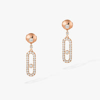 [Clover Jewelry]DORMEUSES MOVE UNO DIAMOND EARRINGS