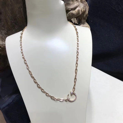 [Clover Jewelry]JUSTE NECKLACE FULL DIAMONDS