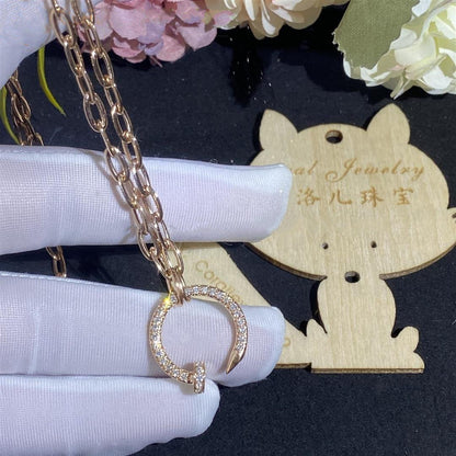[Clover Jewelry]JUSTE NECKLACE FULL DIAMONDS