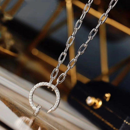 [Clover Jewelry]JUSTE NECKLACE DIAMONDS
