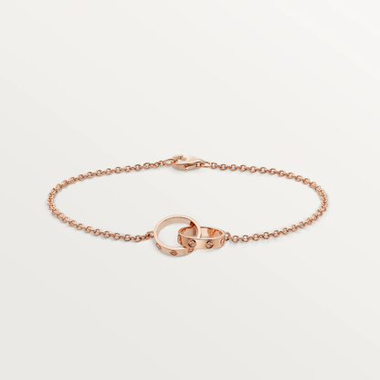 [Clover Jewelry]LOVE BRACELET DOUBLE RING