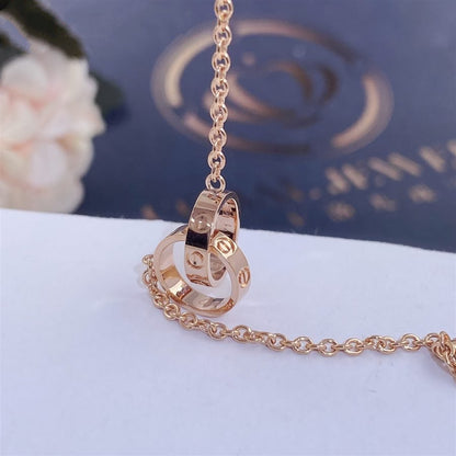 [Clover Jewelry]LOVE BRACELET DOUBLE RING