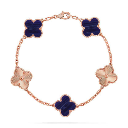 [Clover Jewelry]CLOVER 5 MOTIF PURPLE STRIPES BRACELET COLLECTION