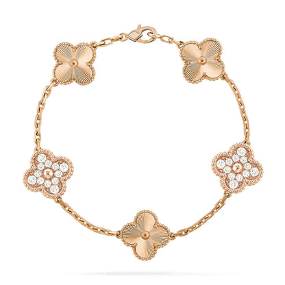 [Clover Jewelry] CLOVER 5 MOTIF LASER BRACELET COLLECTION
