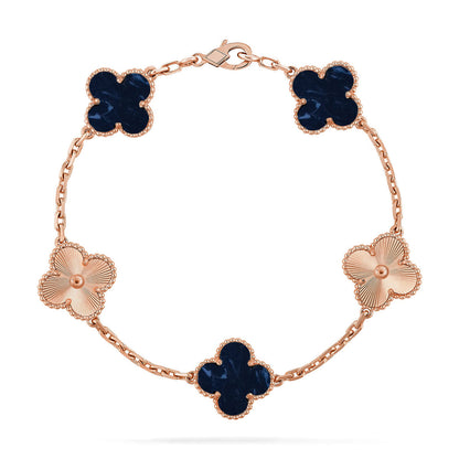 [Clover Jewelry]CLOVER 5 MOTIF PIETERSITE BRACELET COLLECTION