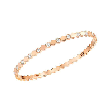 [Clover Jewelry]BEE LOVE PINK GOLD DIAMOND BRACELET