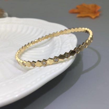 [Clover Jewelry]BEE LOVE GOLD DIAMOND BRACELET