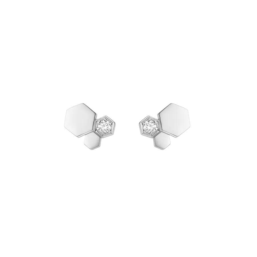 [Clover Jewelry]BEE LOVE SILVER DIAMOND EARRINGS