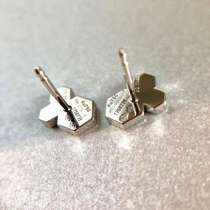 [Clover Jewelry]BEE LOVE SILVER DIAMOND EARRINGS
