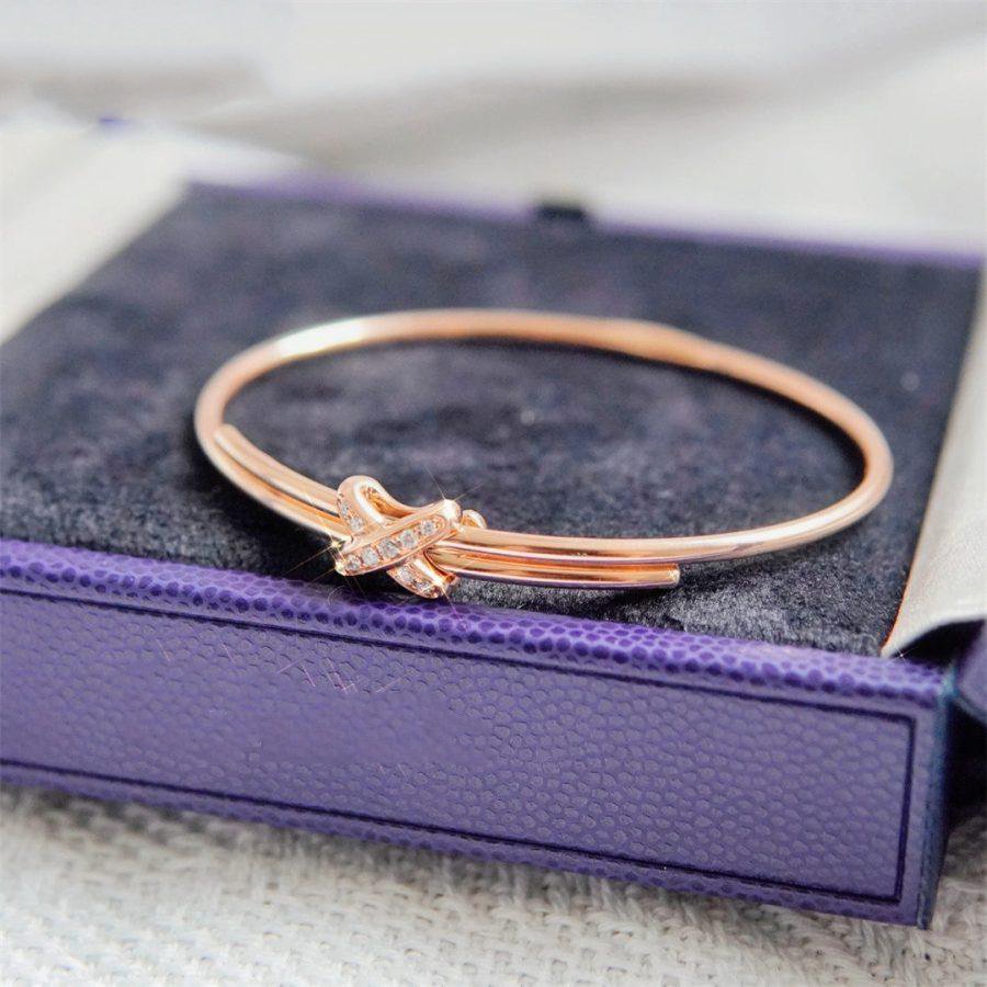 [Clover Jewelry]JEUX DE BRACELET PINK GOLD DIAMONDS