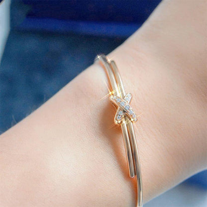 [Clover Jewelry]JEUX DE BRACELET PINK GOLD DIAMONDS