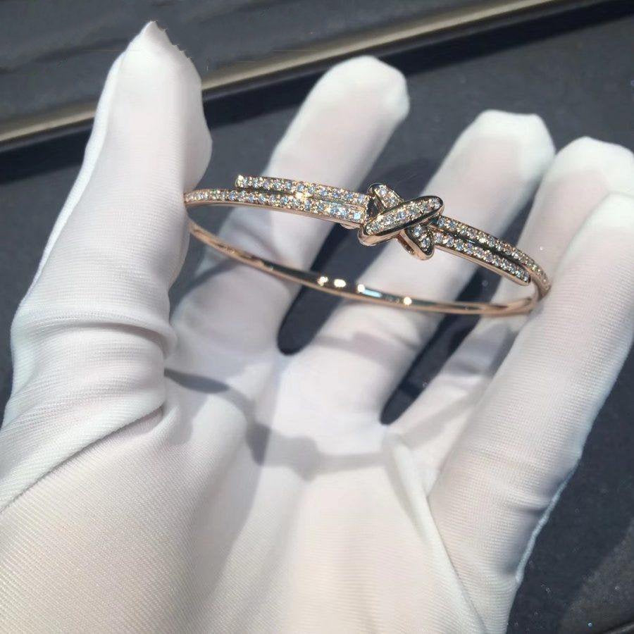 [Clover Jewelry]JEUX DE BRACELET DIAMONDS PINK GOLD