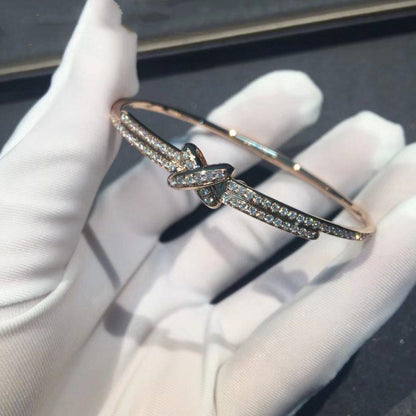 [Clover Jewelry]JEUX DE BRACELET DIAMONDS PINK GOLD