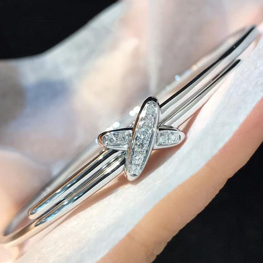 [Clover Jewelry]JEUX DE BRACELET SILVER DIAMONDS