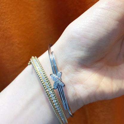 [Clover Jewelry]JEUX DE BRACELET SILVER DIAMONDS