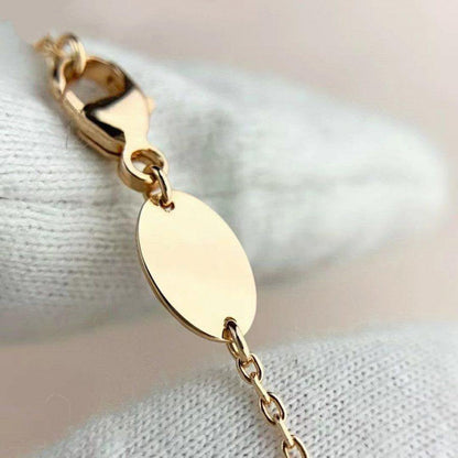 [Clover Jewelry]JEUX DE BRACELET MALACHITE PINK GOLD DIAMONDS