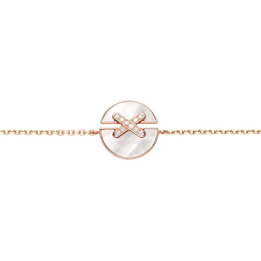 [Clover Jewelry]JEUX DE BRACELET MOP PINK GOLD DIAMONDS