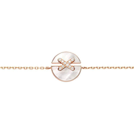 [Clover Jewelry]JEUX DE BRACELET MOP PINK GOLD DIAMONDS