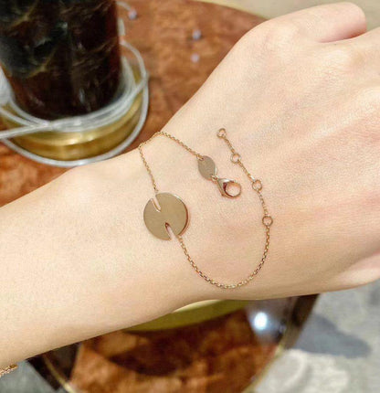 [Clover Jewelry]JEUX DE BRACELET MOP PINK GOLD DIAMONDS