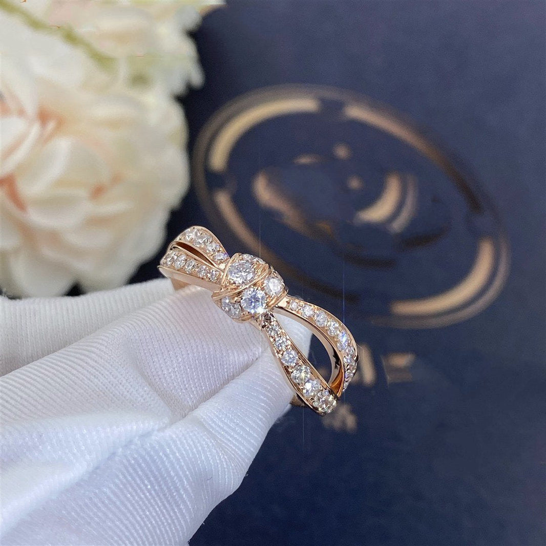 [Clover Jewelry]LIENS PINK GOLD DIAMOND RING