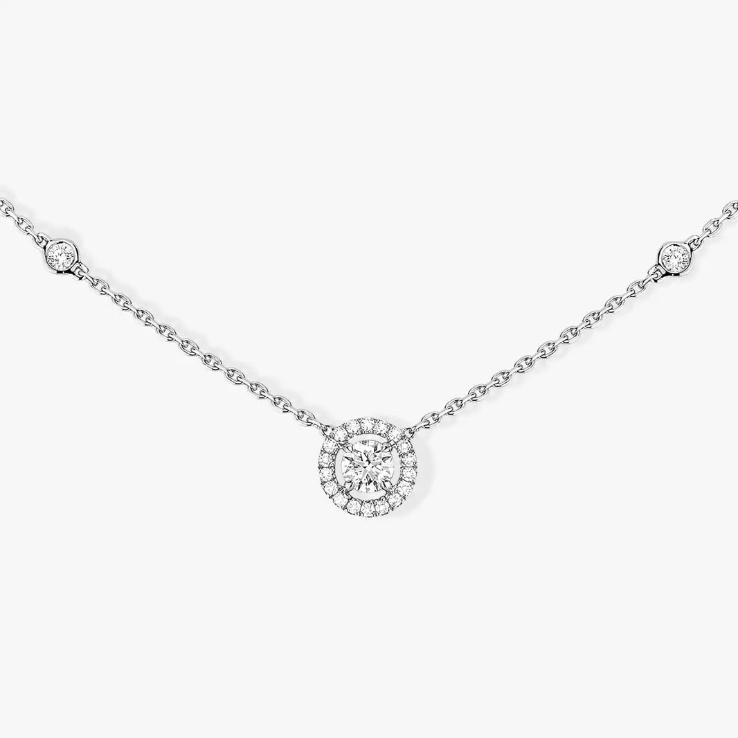 [Clover Jewelry]Diamond Necklace 0,20ct Brilliant Shape Joy