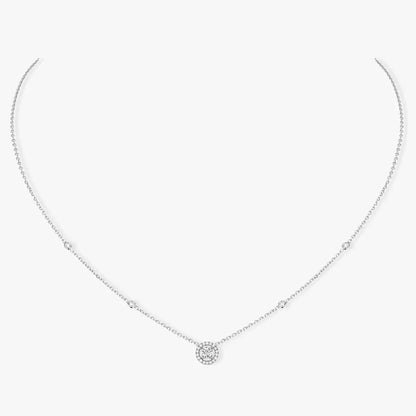 [Clover Jewelry]Diamond Necklace 0,20ct Brilliant Shape Joy