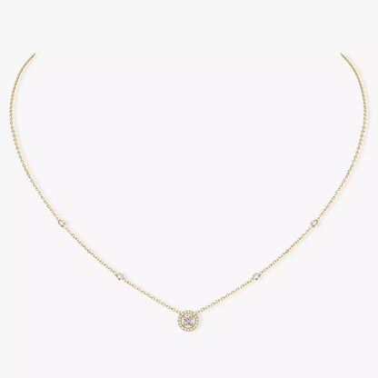 [Clover Jewelry]Diamond Necklace 0,20ct Brilliant Shape Joy
