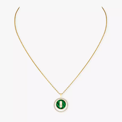 [Clover Jewelry]Lucky Move Diamond Necklace in Rose Gold and White Mother-of-Pearl