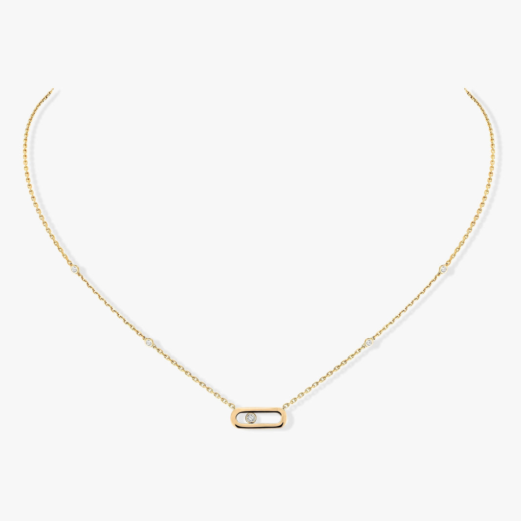 [Clover Jewelry]MOVE UNO DIAMOND NECKLACE