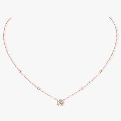 [Clover Jewelry]Diamond Necklace 0,20ct Brilliant Shape Joy