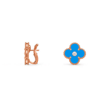 [Clover Jewelry] CLOVER 15MM MOP DIAMOND EARRINGS COLLECTION