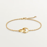[Clover Jewelry]LOVE BRACELET DOUBLE RING